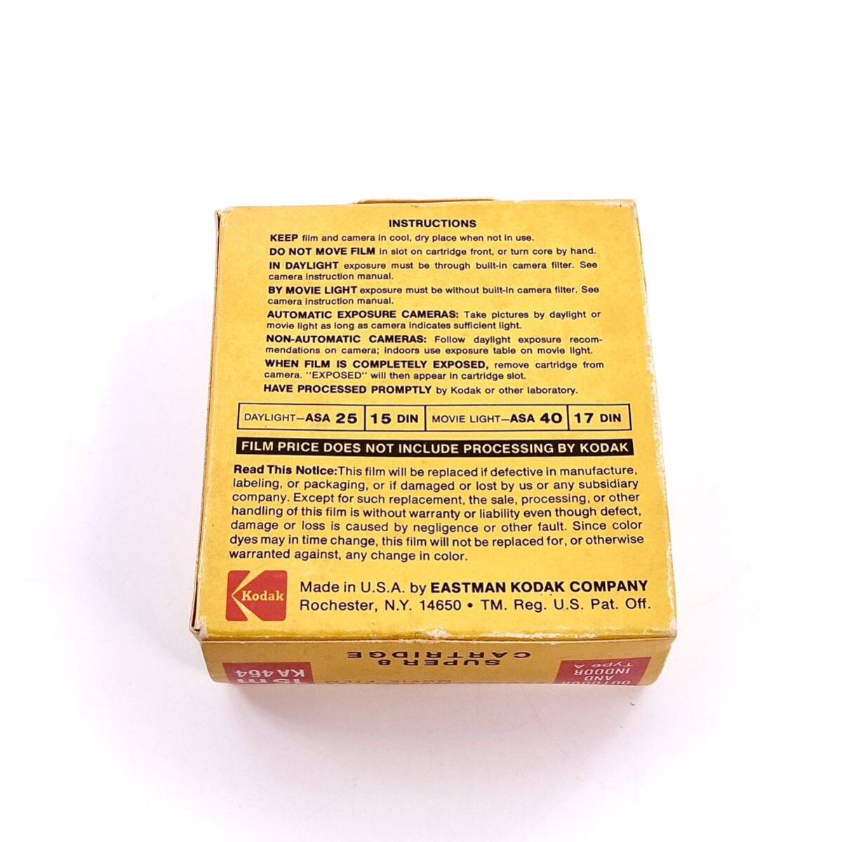 【未開封】Kodachrome Ⅱ コダクローム 15mm ムービーフィルム KA464 Super 8 CARTRIDGE_画像2