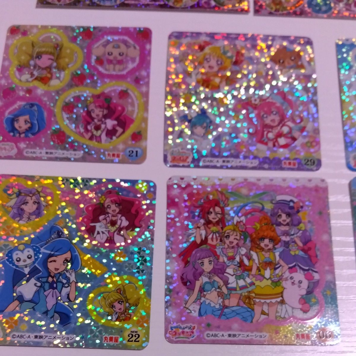 プリキュア　いろいろ　シール 　ヒーリングっど　トロピカルージュ　　デリシャスパーティ　スター☆トゥインクルプリキュア