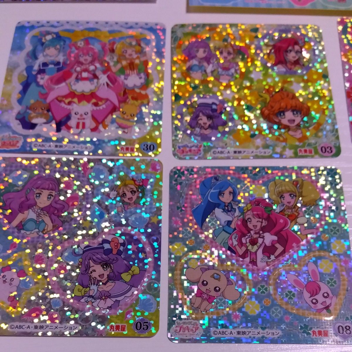 プリキュア　いろいろ　シール 　ヒーリングっど　トロピカルージュ　　デリシャスパーティ　スター☆トゥインクルプリキュア