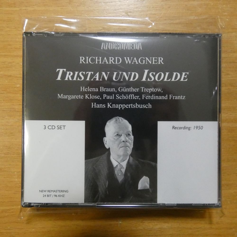 3830257490111;【未開封/3CD】KNAPPERTSBUSCH / WAGNER: TRISTAN UND ISOLDE(ANDRCD9011)_画像1