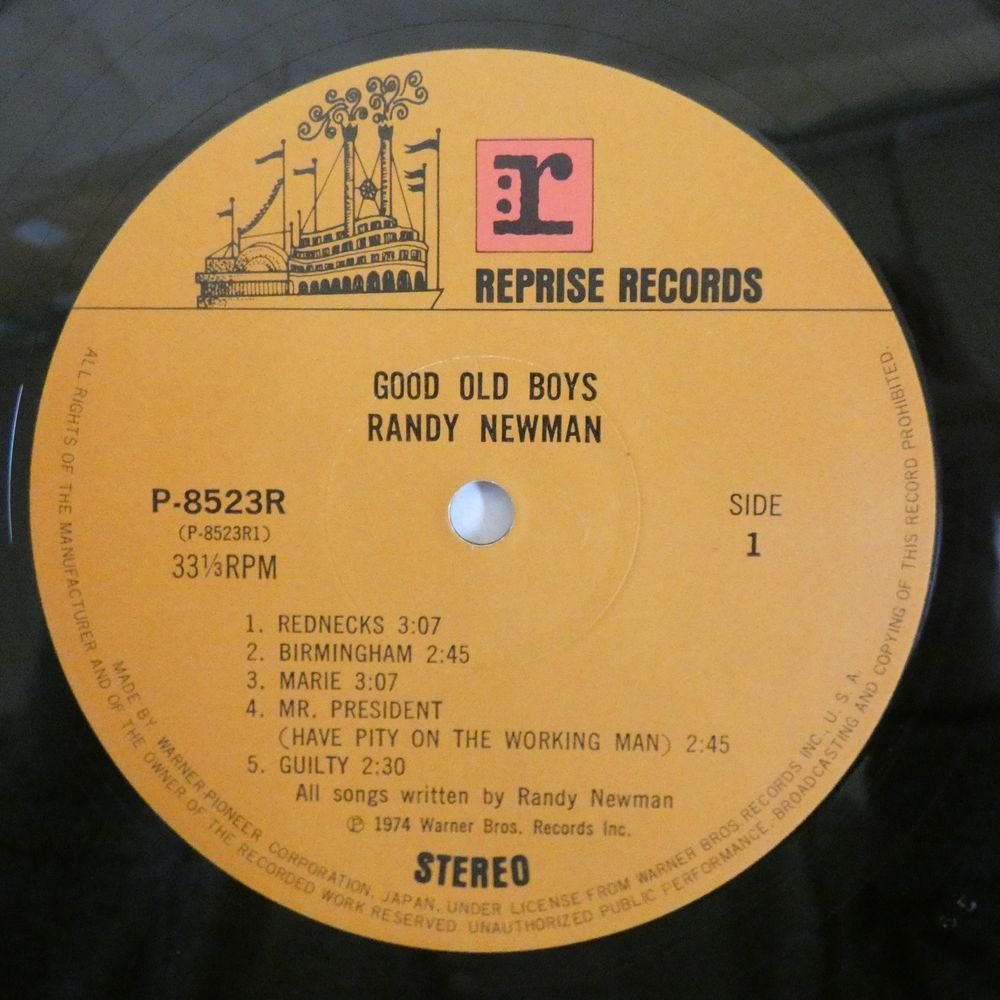 47048819;【国内盤】Randy Newman / Good Old Boys_画像3