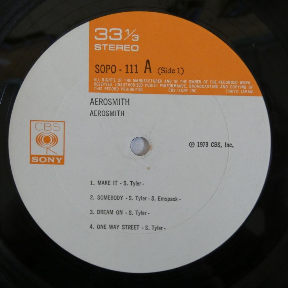 47050814;【国内盤】Aerosmith / S.T. 野獣生誕_画像3