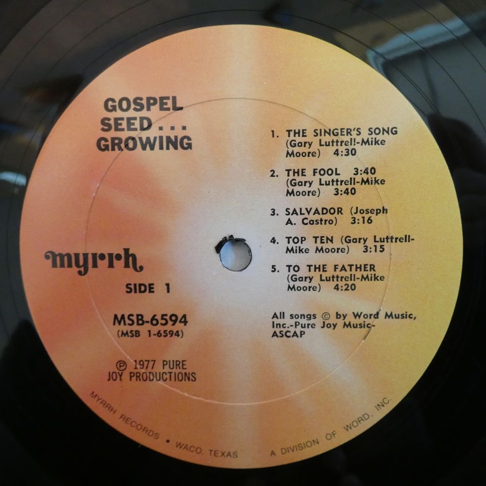 46066377;【US盤/シュリンク】Gospel Seed / Gospel Seed... Growing_画像3