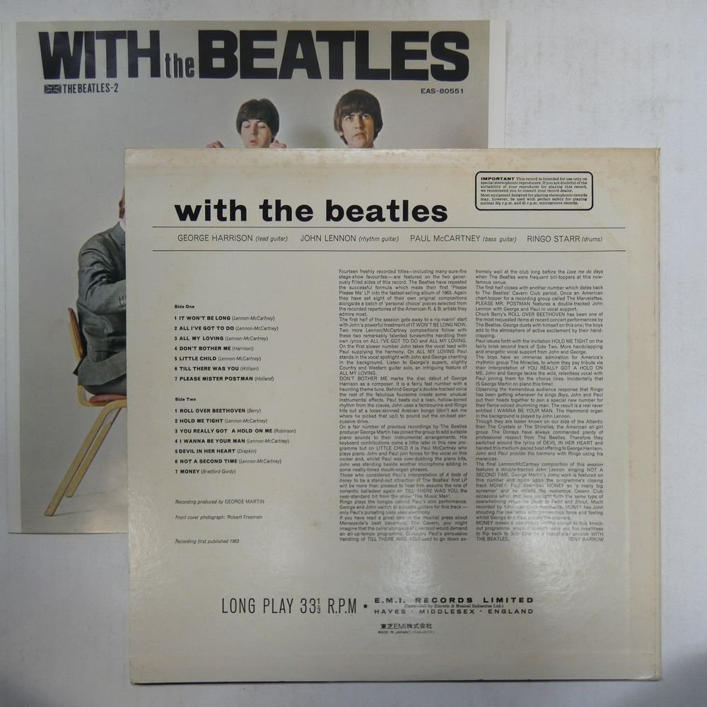 46066420;【国内盤/美盤】ザ・ビートルズ The Beatles / ウィズ・ザ・ビートルズ With The Beatles_画像2