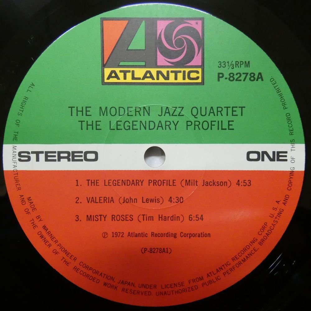 46066515;【国内盤/美盤】The Modern Jazz Quartet / The Legendary Profile_画像3