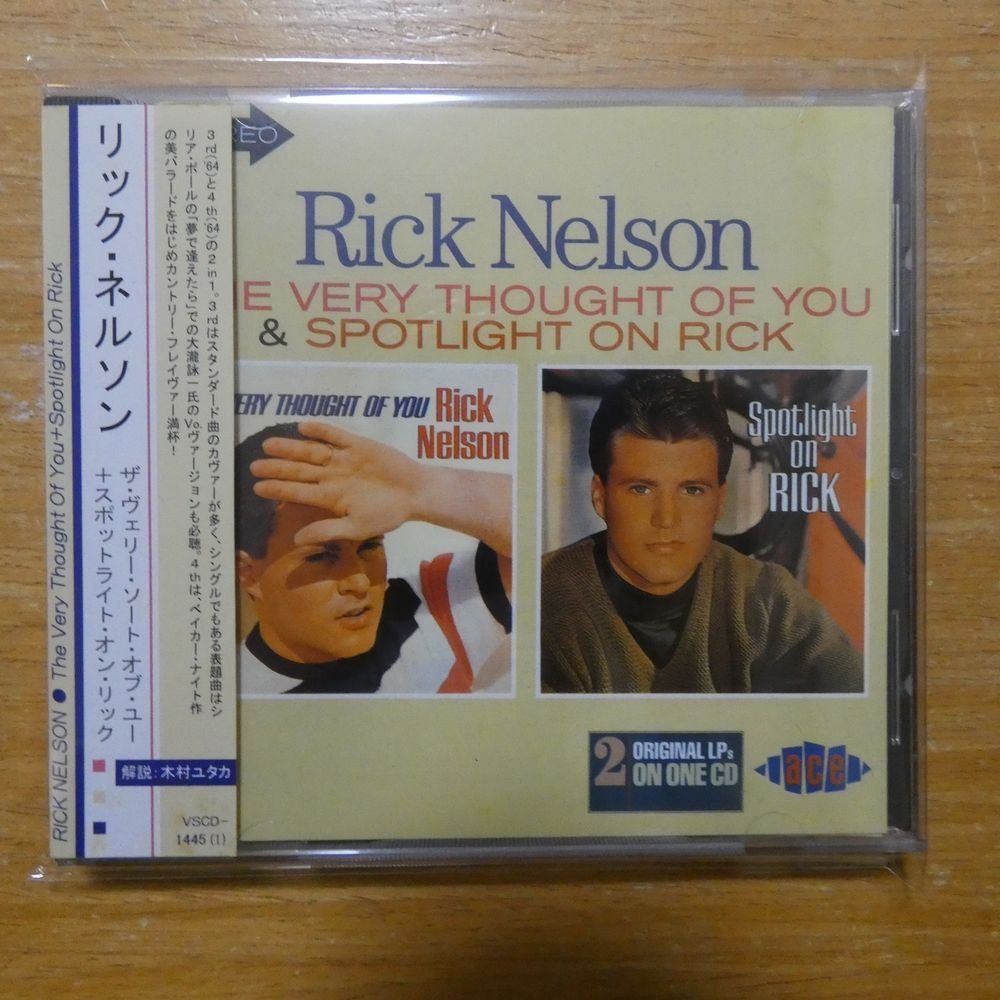 029667166829;【CD】リック・ネルソン / ザ・ヴェリー・ソート・オブ・ユー+スポットライト・オン・リック　CDCHD-668_画像1