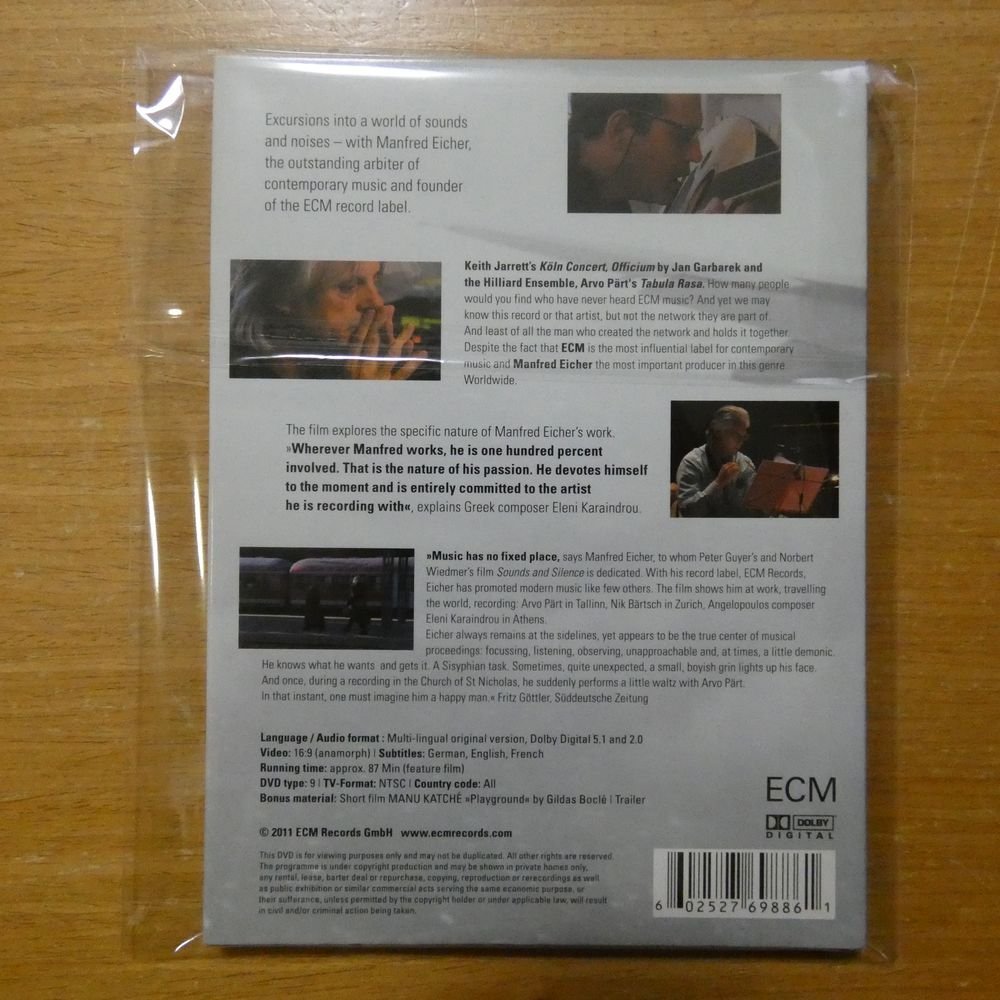 602527698861;【DVD/ECM】Manfred Eicher / Sounds & Silence:Travels With Manfred Eicher　ECM-5050_画像2