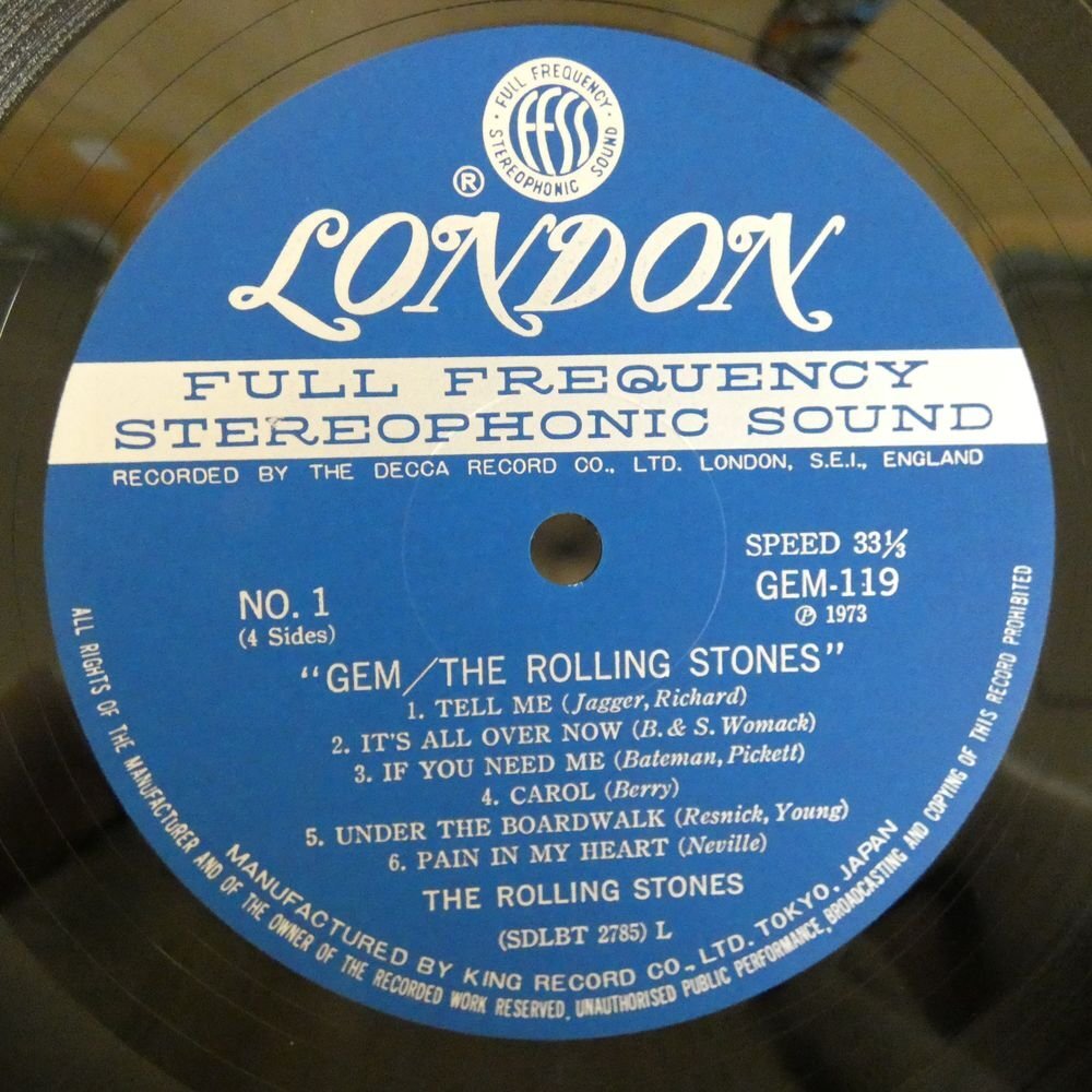 47051369;【国内盤/7inch付/2LP/見開き】The Rolling Stones / Gem_画像3