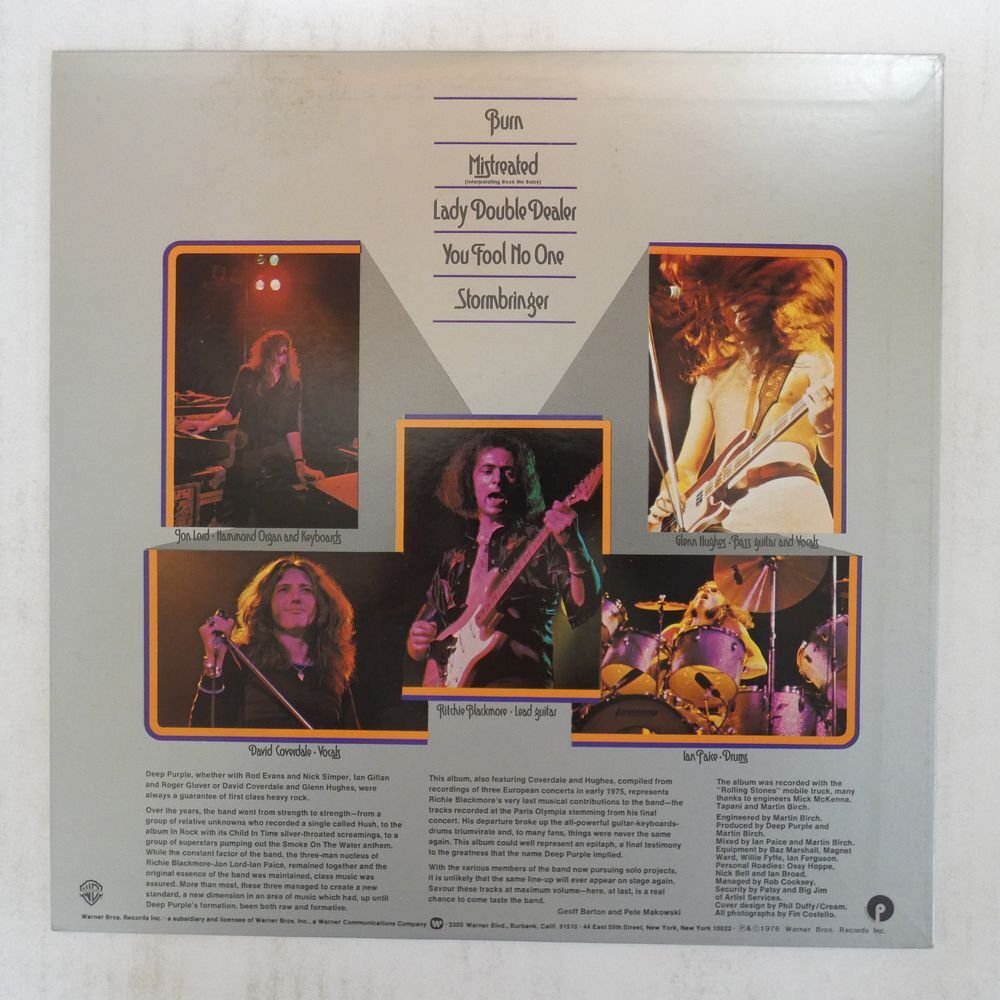47051755;【国内盤/美盤】Deep Purple ディープ・パープル / Made In Europe_画像2