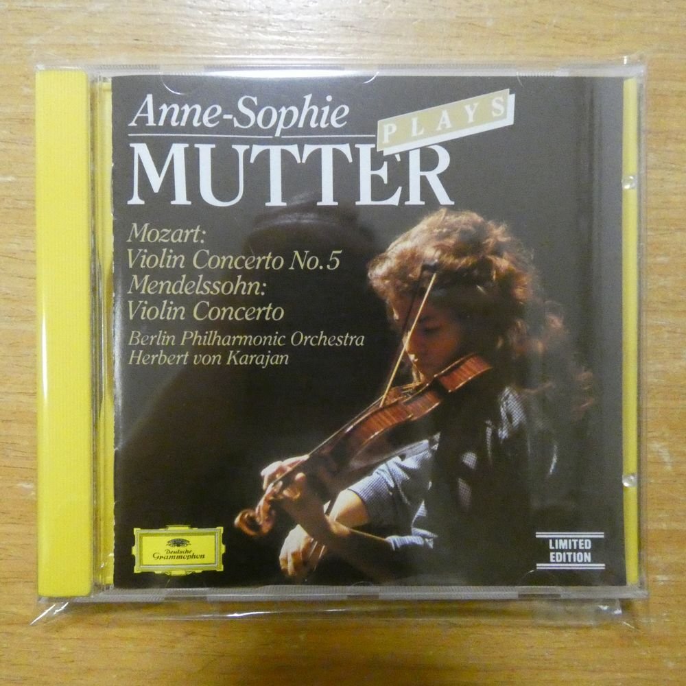 028942937123;【CD/西独盤/蒸着仕様】ムター / MOZART:KONZERT FUR VIOLIN UND ORCHESTTER NR.5(4293712)_画像1