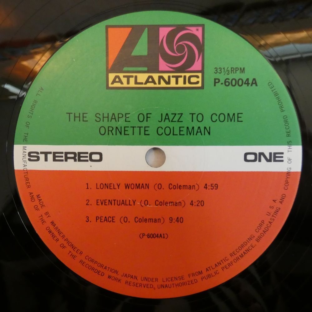 47050221;【国内盤】Ornette Coleman / The Shape Of Jazz To Come ジャズ来るべきもの_画像3