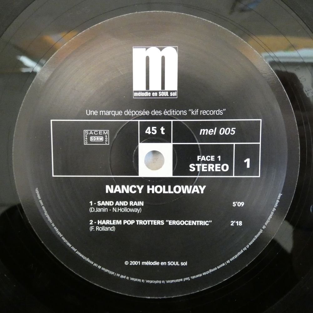 46066807;【France盤/12inch/45RPM】Nancy Holloway / Melodie En Soul Sol Presents Nancy Holloway_画像3