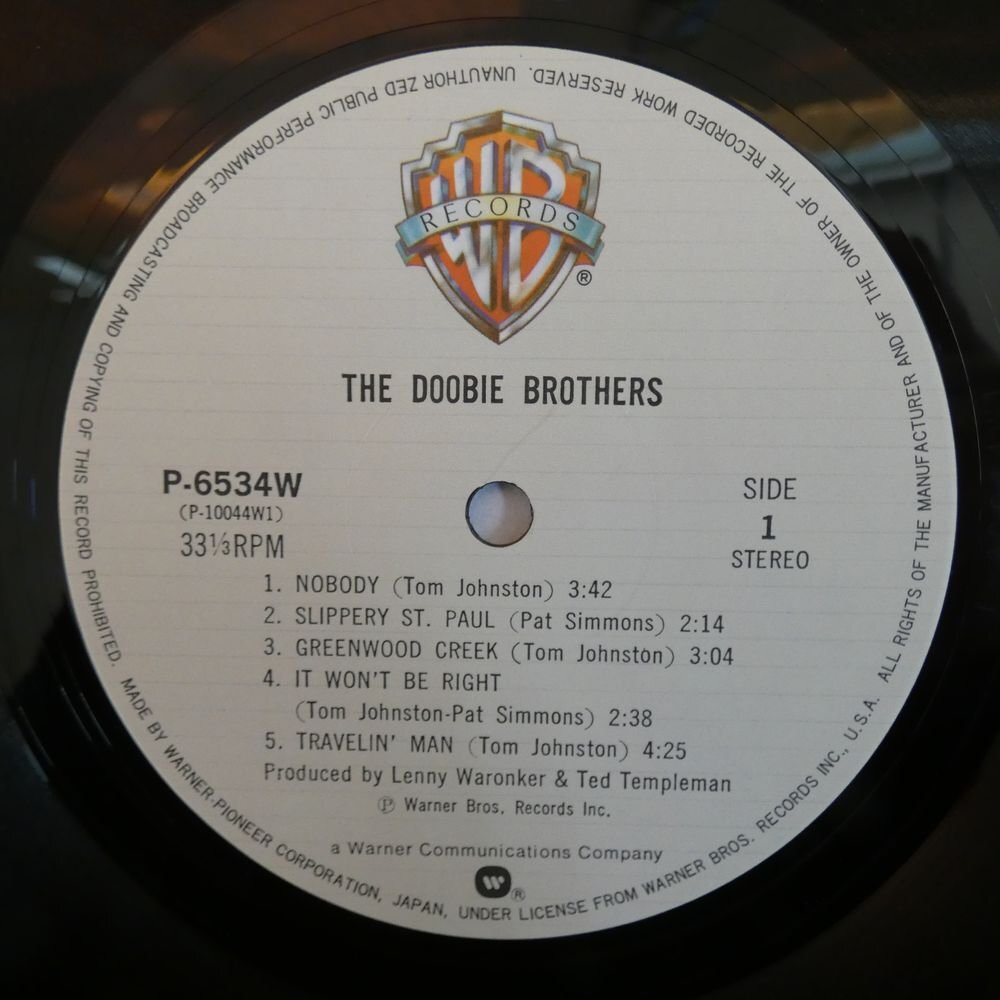 46066848;【国内盤/美盤】The Doobie Brothers / S・T ファースト_画像3