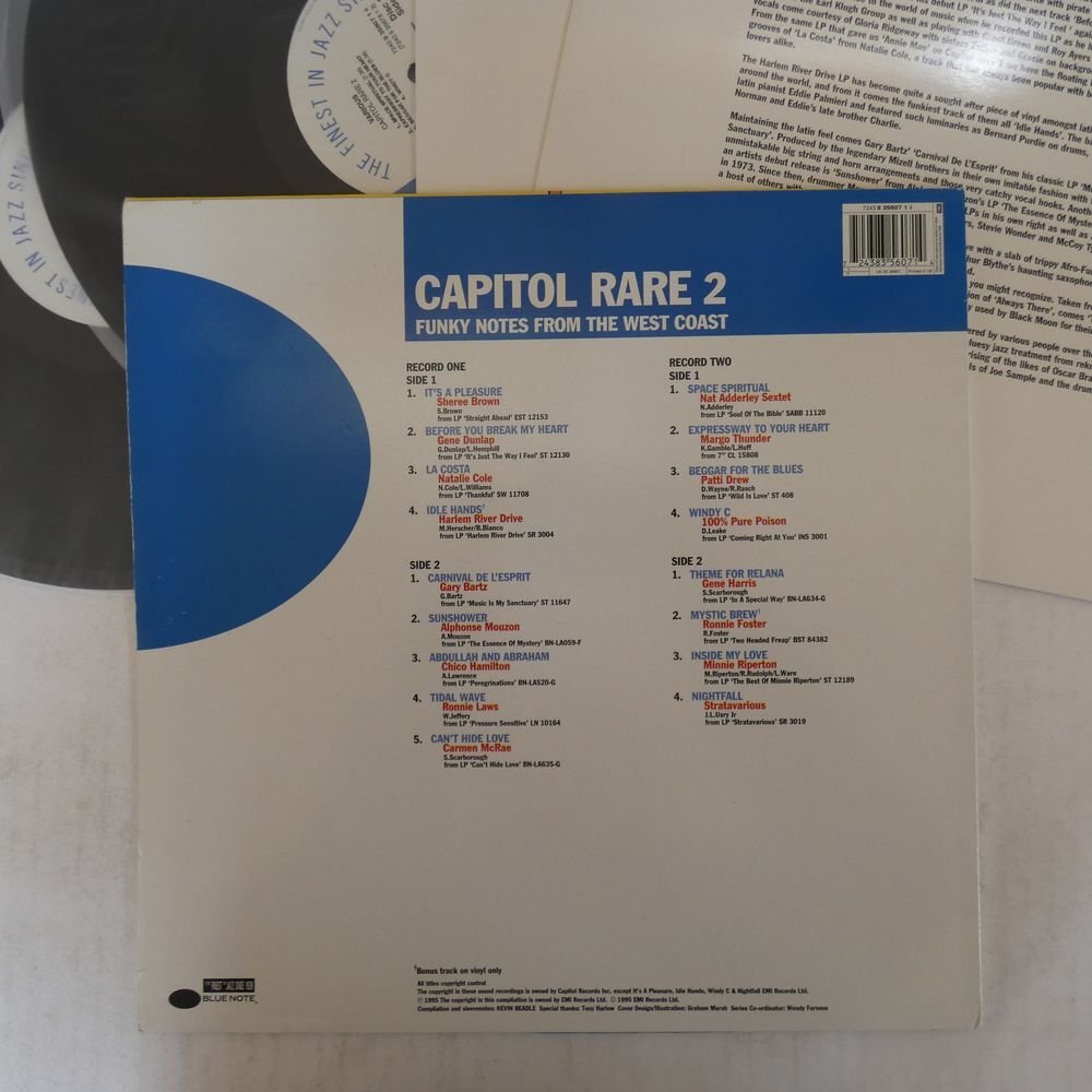 46066793;【UK盤/BLUE NOTE/2LP】V・A / Capitol Rare - Funky Notes From The West Coast Vol. 2_画像2