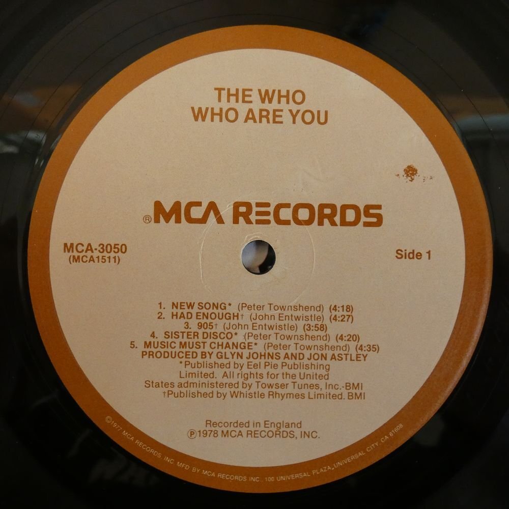 46067569;【US盤】The Who / Who Are You_画像3