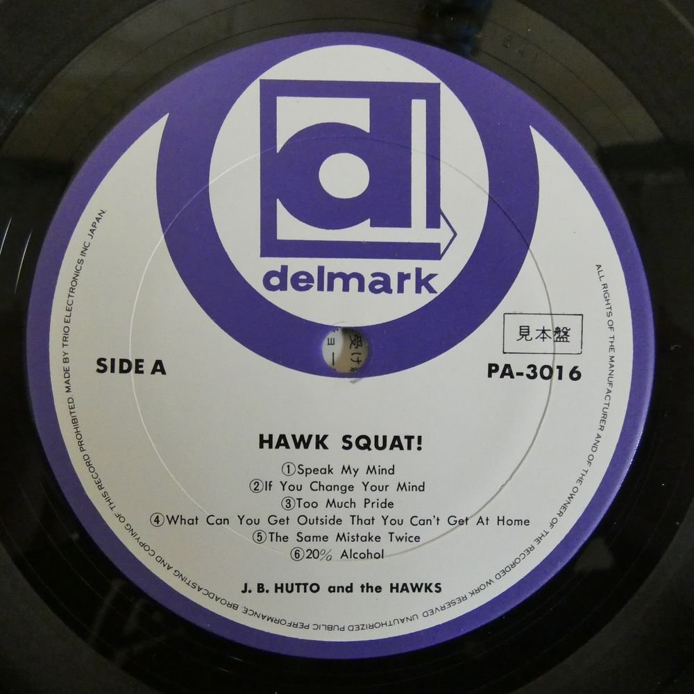 46067693;【国内盤/delmark/プロモ】J.B. Hutto & The Hawks With Sunnyland Slim / Hawk Squatの画像3