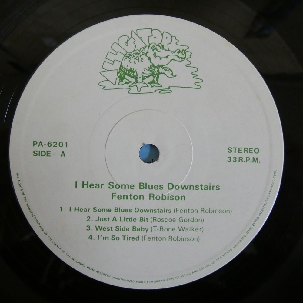 46067816;【国内盤/Alligator】Fenton Robinson / I Hear Some Blues Downstairsの画像3