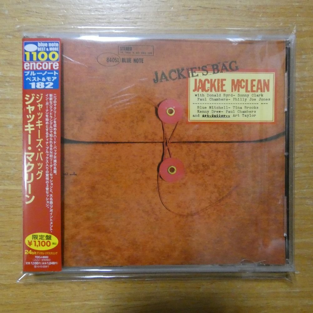 4988006878464;【24bitリマスター/CD】ジョッキー・マクリーン / ジャッキーズ・バッグ　TOCJ-8682_画像1