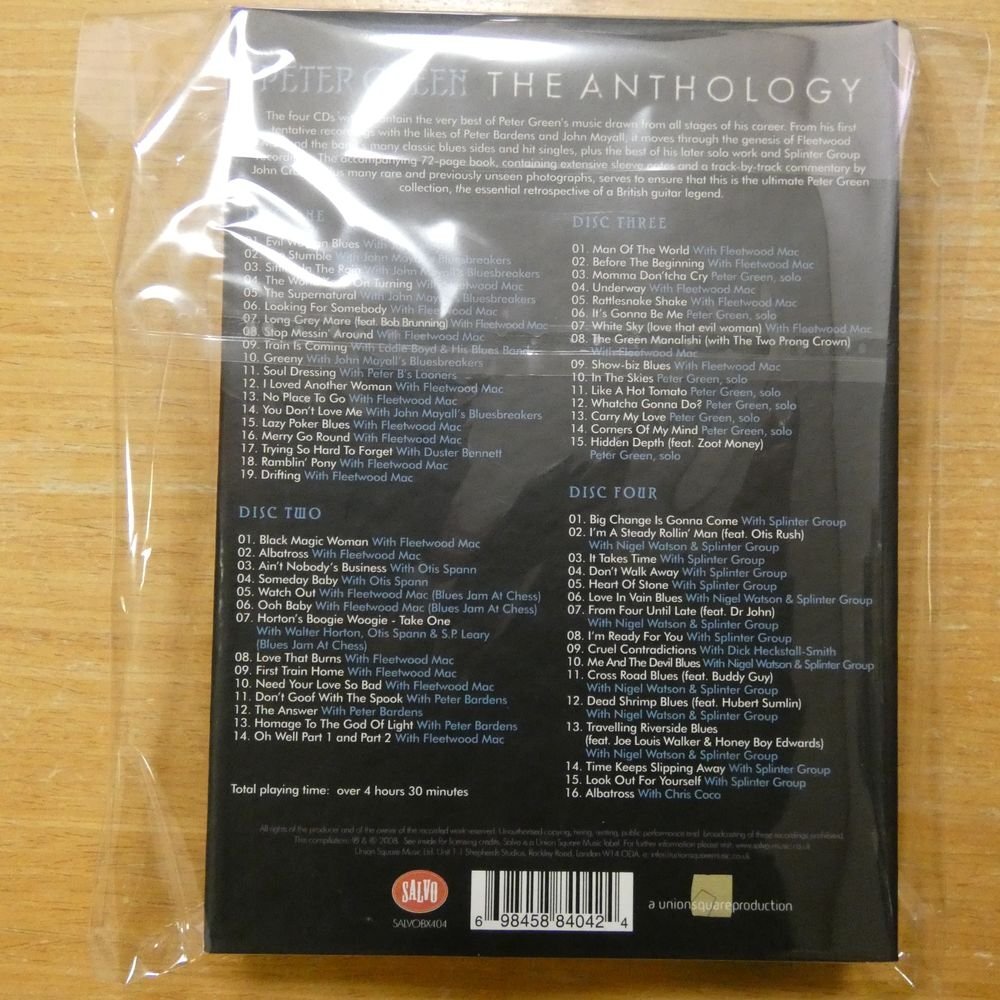 698458840424;【4CD+ブックレットBOX】PETER GREEN / THE ANTHOLOGY SALVOBX-404の画像2