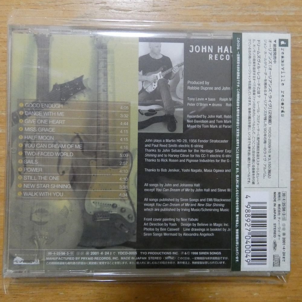 4988927040049;【CD】ジョン・ホール / スティル・ザ・ワン~ジョン・ホール・クラシックス　YDCD-0005_画像2