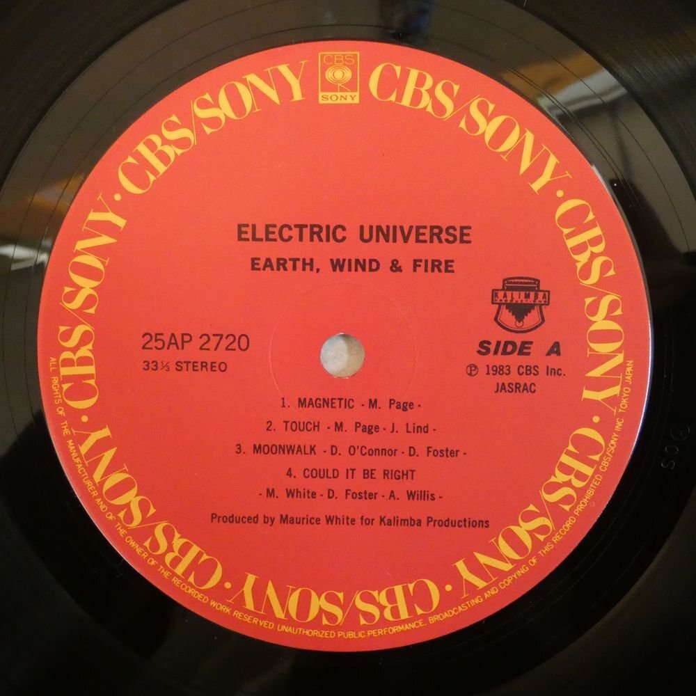 47052226;【帯付/見開き】Earth, Wind & Fire / Electric Universeの画像3