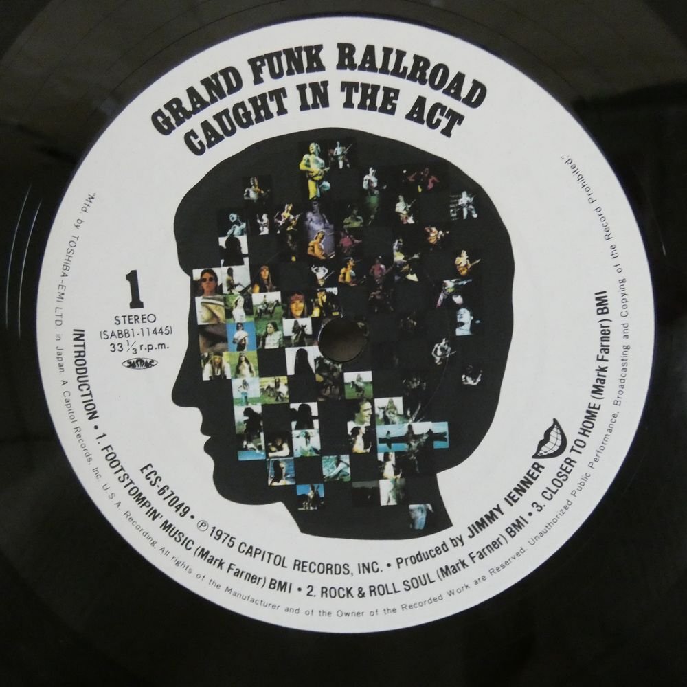 47052547;【国内盤/2LP/見開き】Grand Funk Railroad / Caught In The Actの画像3
