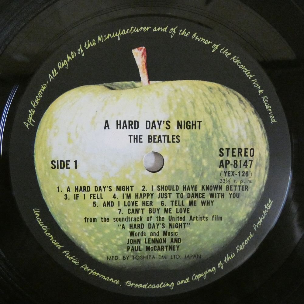 47052572;【国内盤/美盤】The Beatles / A Hard Day's Night ビートルズがやって来る ヤァ！ヤァ！ヤァ！_画像3