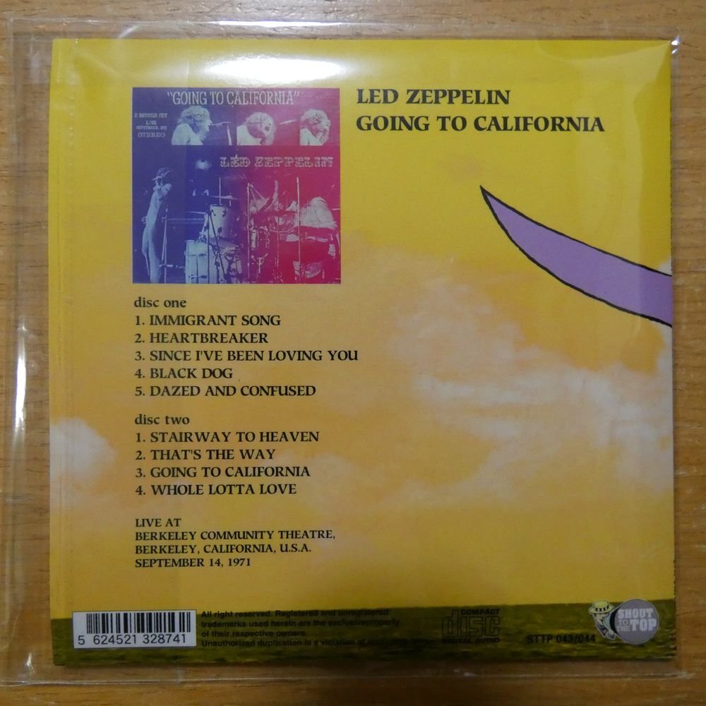 41094026;【2コレクターズCD】レッド・ツェッペリン / GOING TO CALIFORNIA(紙ジャケット仕様)_画像2