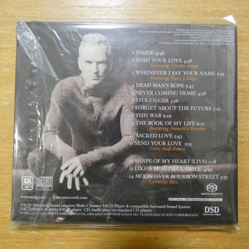 41094380;【SACD】STING / SACRED LOVE　UIGA-7001_画像2