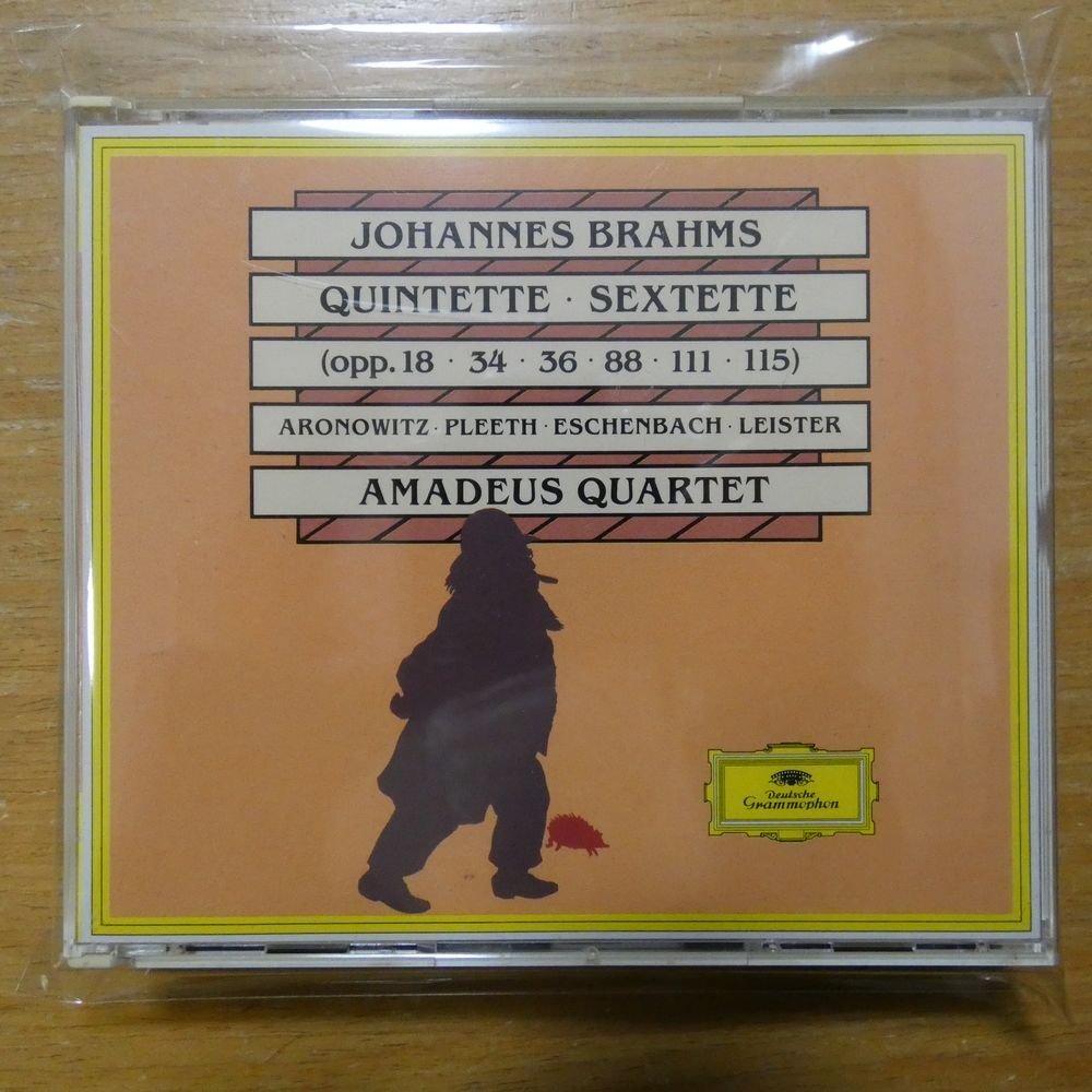 028941987525;【3CD/独盤/蒸着仕様】AMADEUS QUARTETT / BRAHMS:QUINTETS SEXTETS(4198752)_画像1