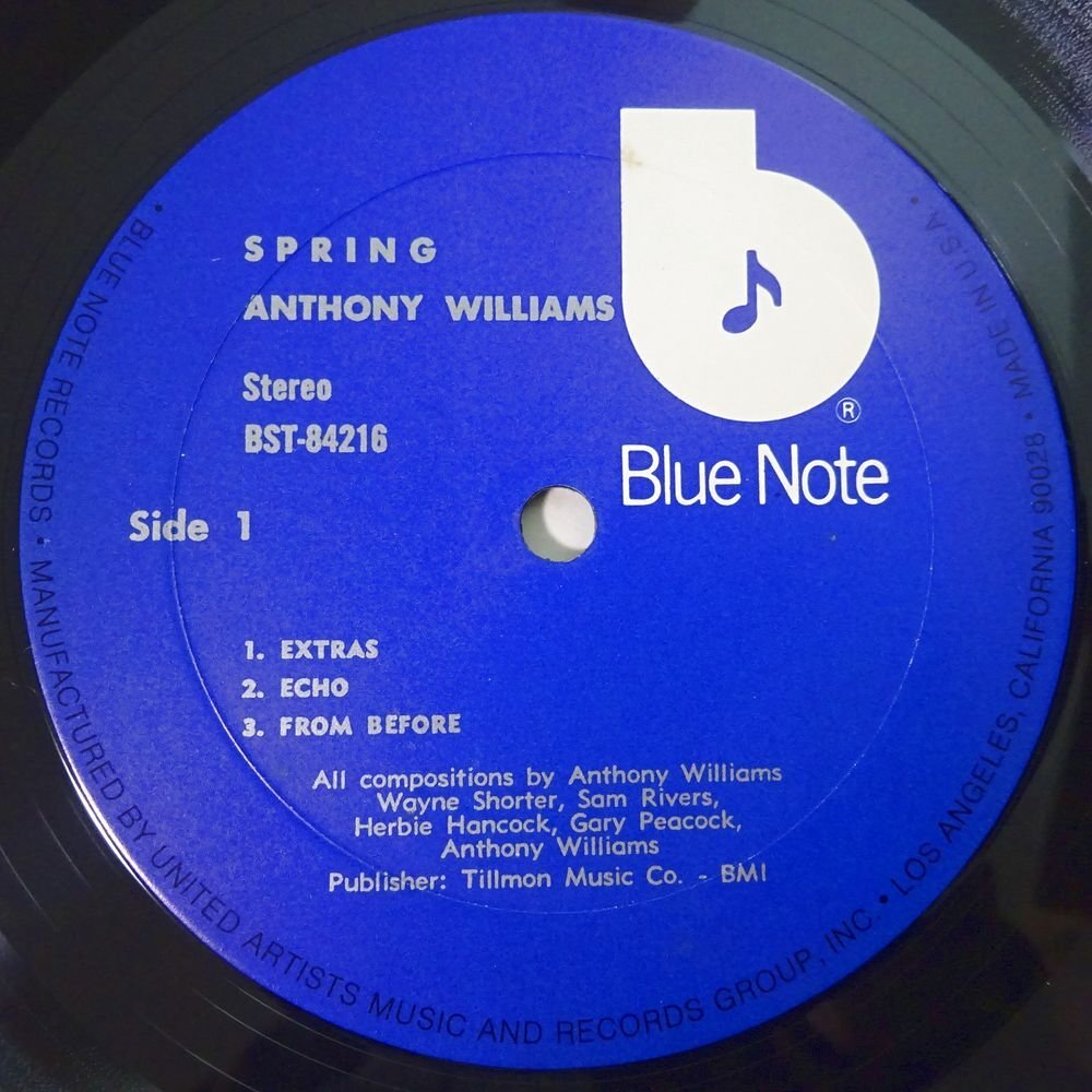 11182499;【US盤/Blue note】Anthony Williams / Spring_画像3