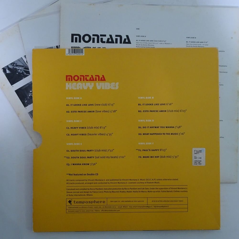 11182435;【Italy盤/12inch x3】Montana / Heavy Vibes_画像2