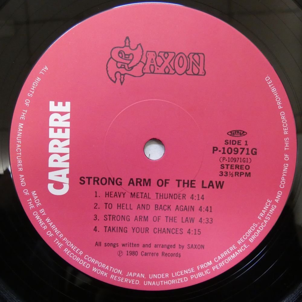 47052883;【国内盤】Saxon / Strong Arm Of The Law 鋼鉄の掟の画像3