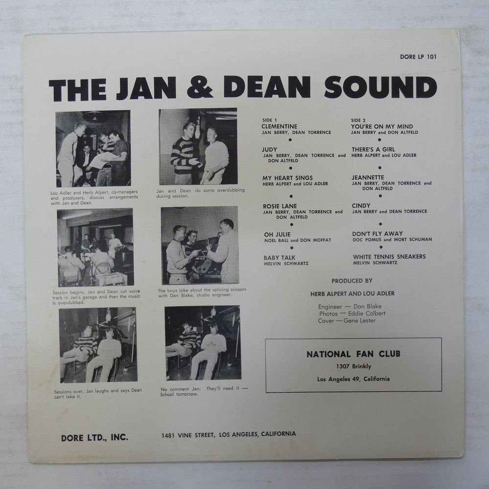 47052897;【US盤】Jan and Dean / The Jan & Dean Sound_画像2