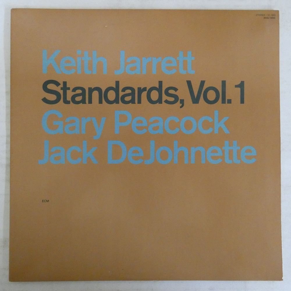 46068145;【国内盤/ECM/美盤】Keith Jarrett, Gary Peacock, Jack DeJohnette / Standards Vol.1_画像1