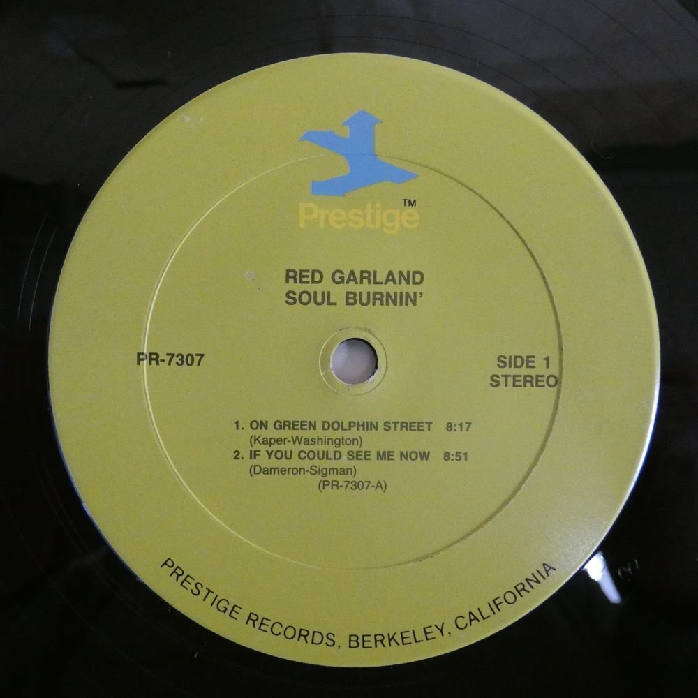 46068190;【US盤/Prestige/シュリンク】Red Garland / Soul Burnin'_画像3