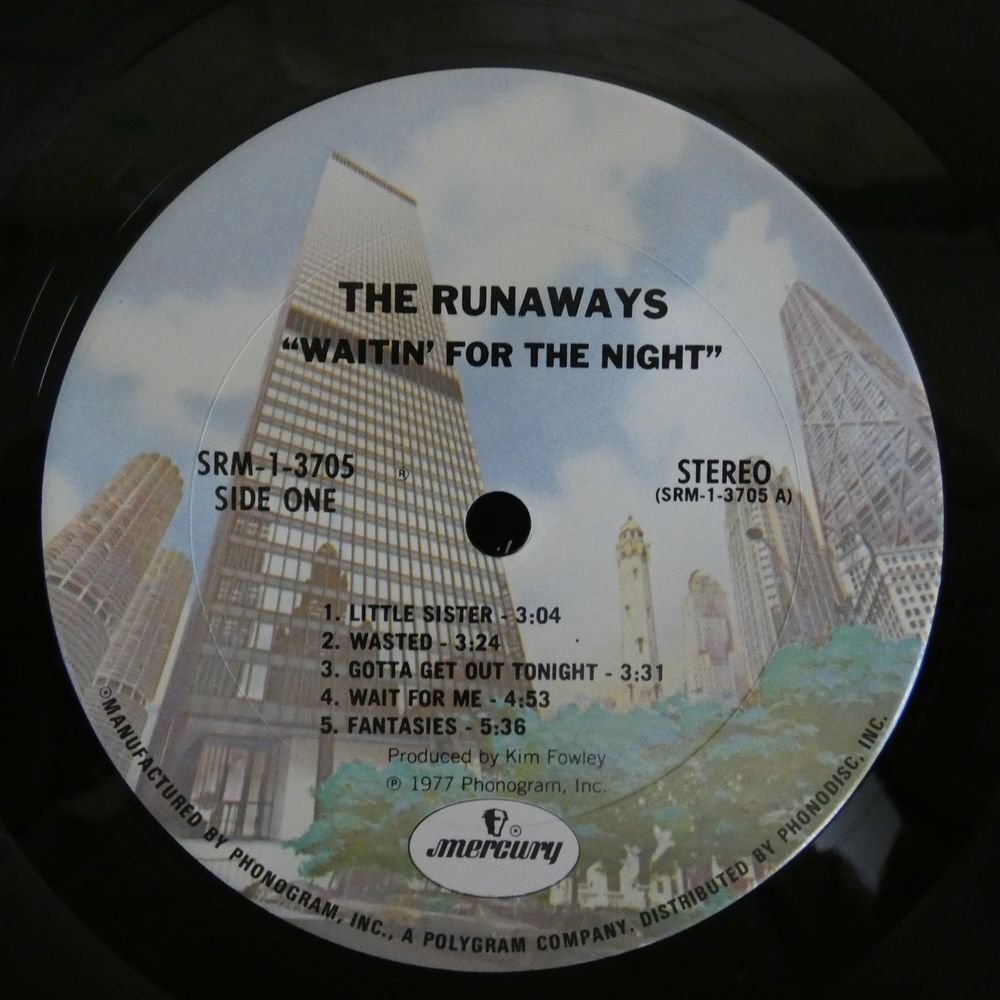 46068388;【US盤】The Runaways / Waitin' For The Night_画像3