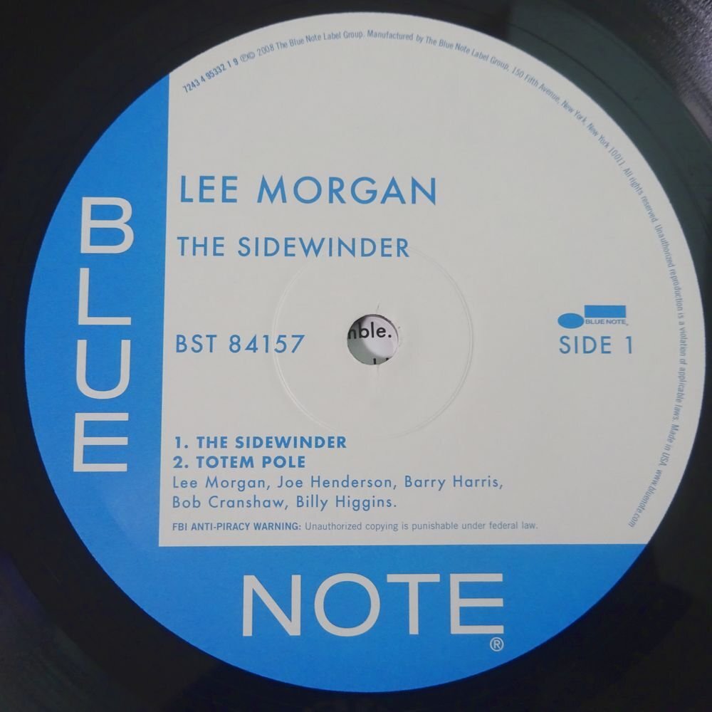 10023676;【US盤/高音質180g重量盤/Blue Note】Lee Morgan / The Sidewinder_画像3