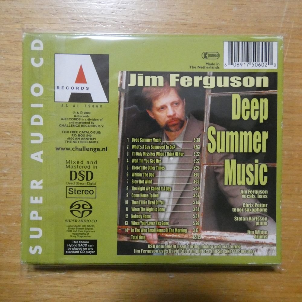 608917506020;【ハイブリッドSACD】JIM FERGUSON / DEEP SUMMER MUSIC SAAL-75060の画像2