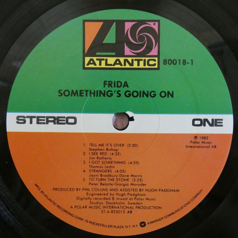 46068438;【US盤/シュリンク/ハイプステッカー/美盤】Frida / Something's Going On_画像3