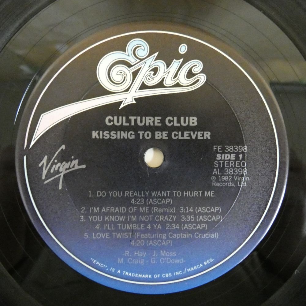 46068484;【US盤/シュリンク】Culture Club / Kissing To Be Clever_画像3