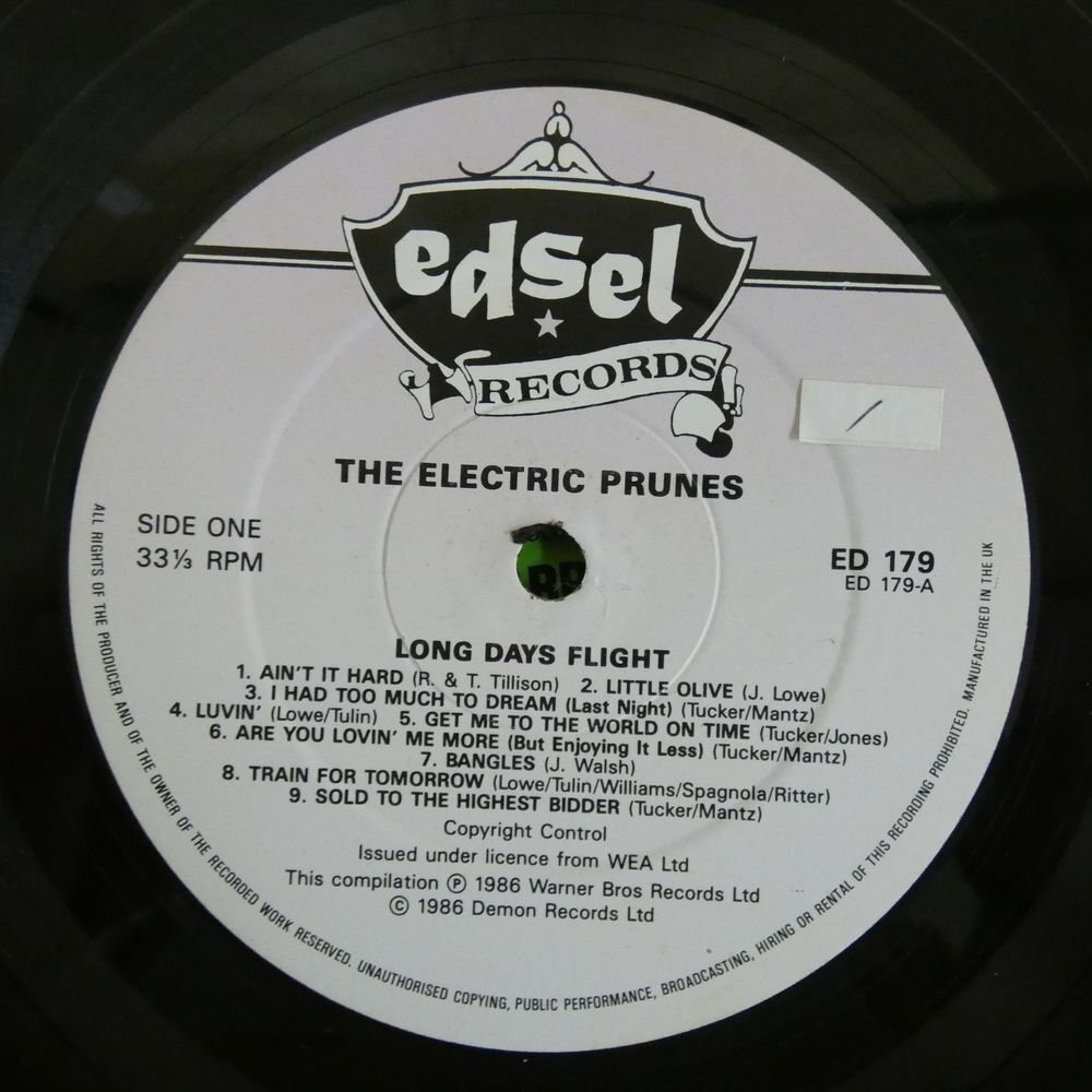 46068711;【UK盤】The Electric Prunes / Long Day's Flight_画像3