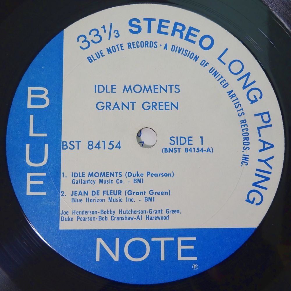 10023737;【US盤/Vangelder刻印/Blue Note】Grant Green / Idle Momentsの画像3