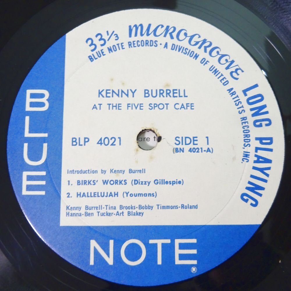 10023750;【US盤/MONO/シュリンク/Blue Note】Kenny Burrell with Art Blakey / At The Five Spot Cafe_画像3