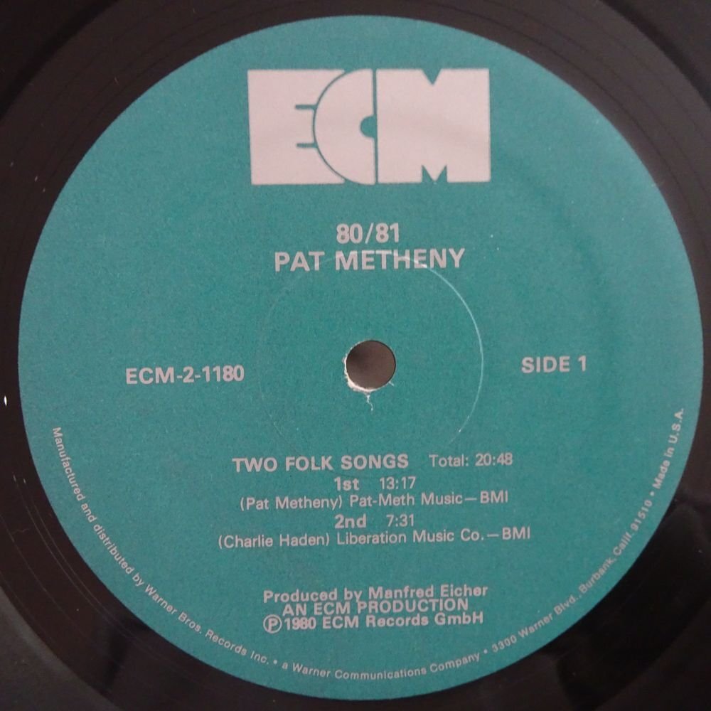 10023698;【US盤/ECM/2LP】Pat Metheny / 80/81_画像3