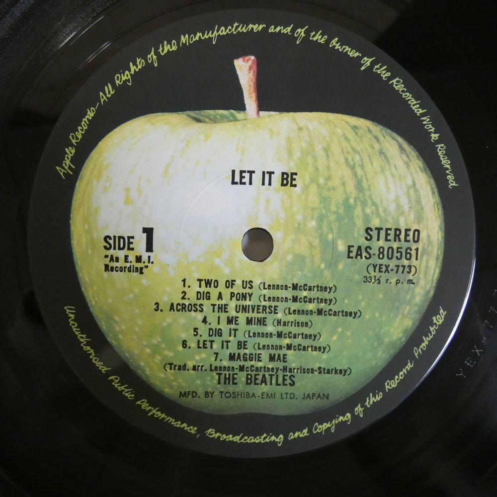47053428;【国旗帯付/見開き】The Beatles / Let It Be_画像3