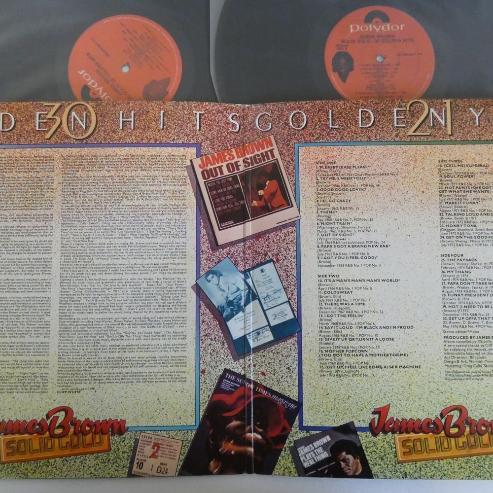 46068942;【US盤/2LP/見開き】James Brown / Solid Gold (30 Golden Hits - 21 Golden Years)_画像2