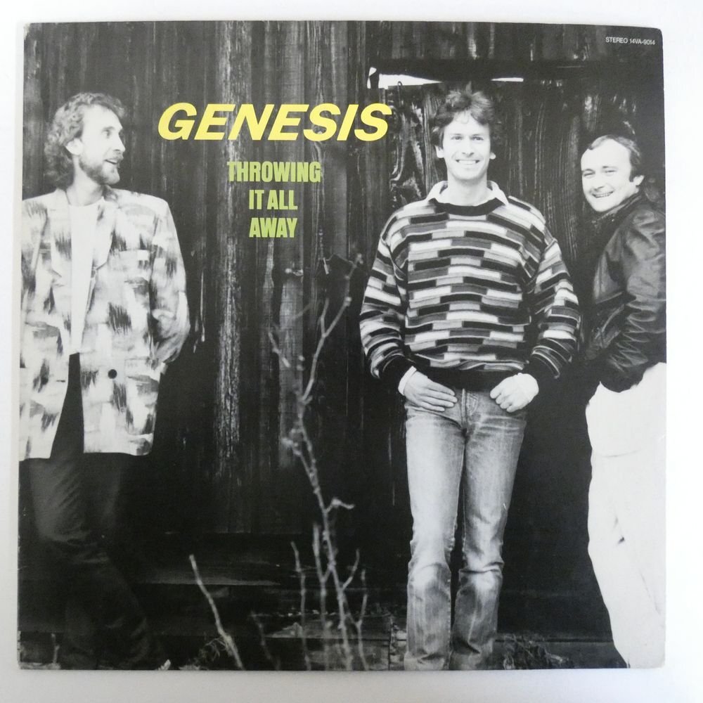 46068982;【国内盤/12inch/45RPM/美盤】Genesis / Throwing It All Away_画像1