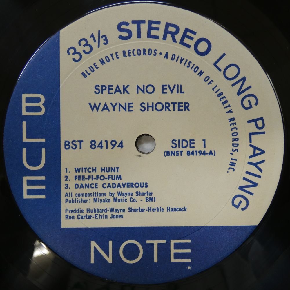 46069190;【US盤/BLUE NOTE/シュリンク/直輸入帯付/補充票】Wayne Shorter / Speak No Evilの画像3