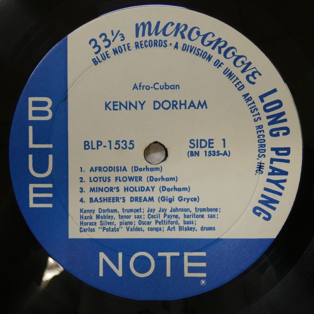 46069198;【US盤/BLUE NOTE/MONO/シュリンク/直輸入シール帯付】Kenny Dorham / Afro-Cuban_画像3